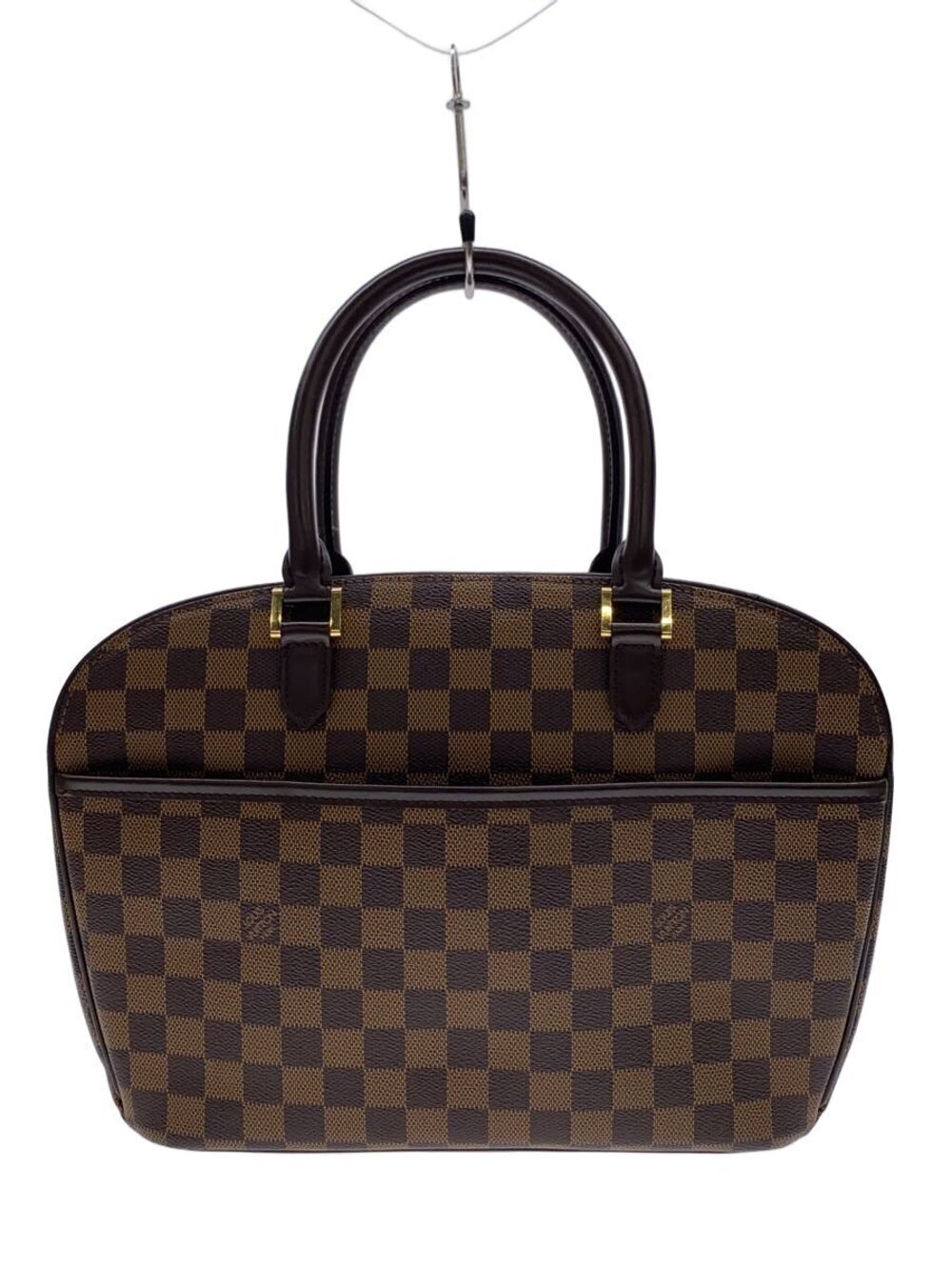 LOUIS VUITTON Salia Horizontal Damier Ebene Brown